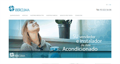 Desktop Screenshot of iberclima.com