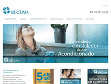 Tablet Screenshot of iberclima.com
